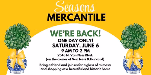 Seasons Mercantile Summer Sale! 