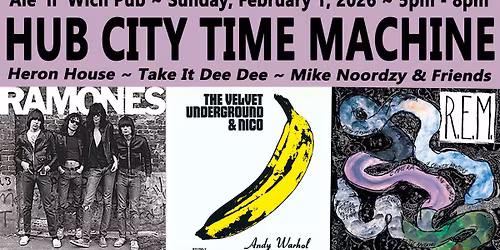 HCTM: REM (Heron House), The Velvet Underground (Mike Noordzy), The Ramones (Take It Dee Dee)
