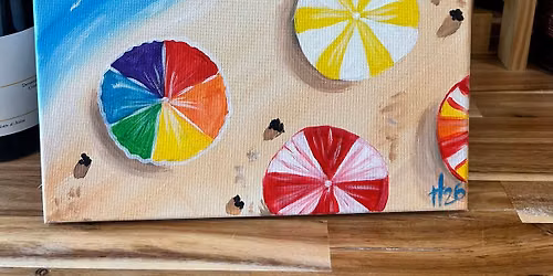 Paint & Sip Night at Ciao Bella Market with Lush Art