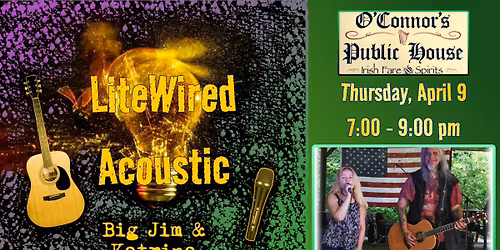 Live Music at O'Connor's Public House - Brookfield - Thursday, April 9th from 7:00 - 9:00 pm