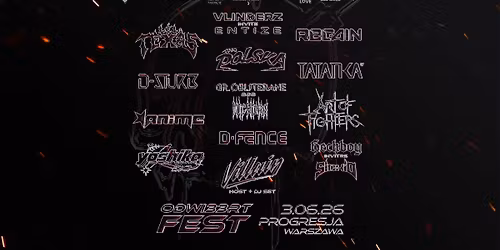 ODWI33RT FEST: LIL TEXAS & ANIME & D-STURB & D-FENCE & YOSHIKO & VILLAIN & REGAIN & TATANKA\u2026
