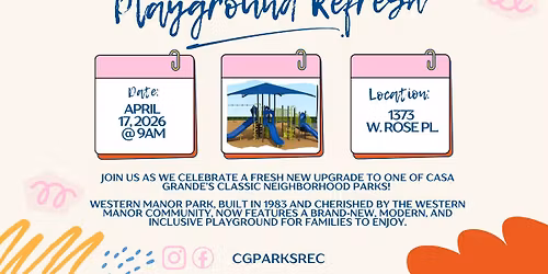 Ribbon Cutting Ceremony for Western Manor Park Playground