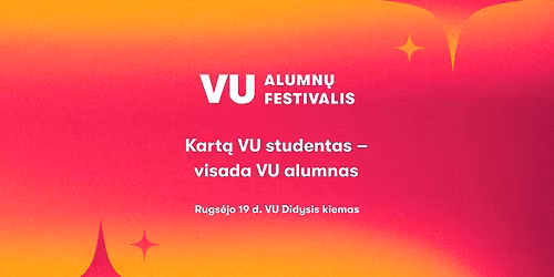 VU Alumn\u0173 festivalis 2026