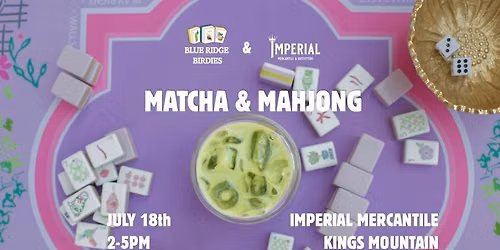 Matcha & Mahjong with the Blue Ridge Birdies: Basics 101