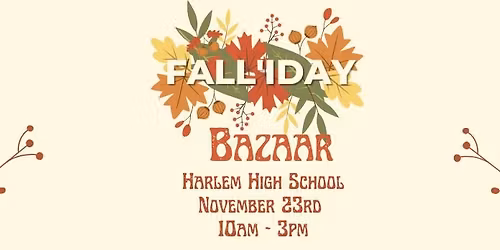 10th Annual Fall\u2019iday Bazaar