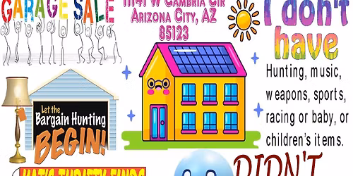 Kat\u2019s thrifty finds E-bay store GARAGE SALE EVERY FRI & SAT 8 am to 1 pm! 