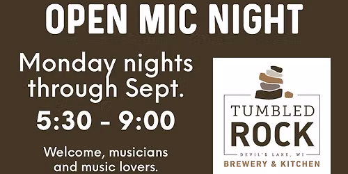 Frisch and Friends Acoustic Open Mic Night at Tumbled Rock