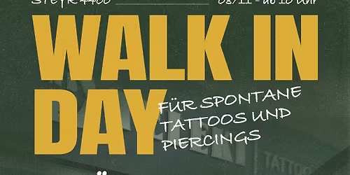 Walk in day & Eröffnungsparty 🥳✨