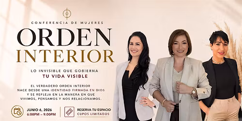 CONFERENCIA DE MUJERES:  ORDEN INTERIOR