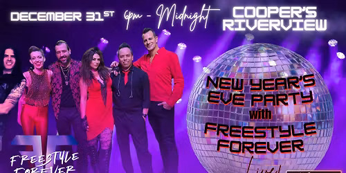 New Year's Eve Party at Cooper's Riverview!