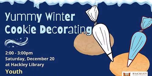 Yummy Winter Cookie Decorating - Youth Program