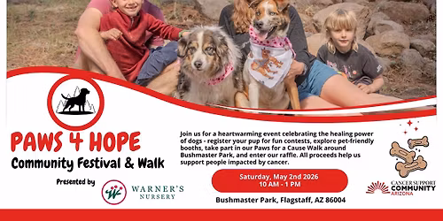 Paws 4 Hope - Community Festival & Walk