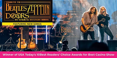 MAGICAL MYSTERY DOORS - Beatles, Zeppelin, Doors Tribute