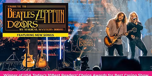 MAGICAL MYSTERY DOORS - Beatles, Zeppelin, Doors Tribute