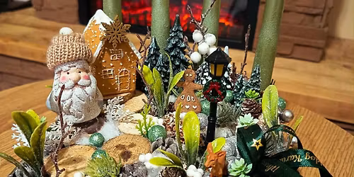 Adventi asztald\u00edsz k\u00e9sz\u00edt\u0151 workshop