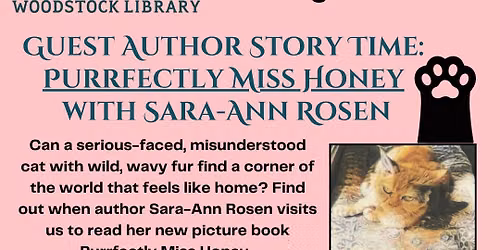 Guest Author Story Time: Purrfectly Miss Honey with Sara-Ann Rosen