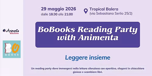 BoBooks Reading Party with Animenta