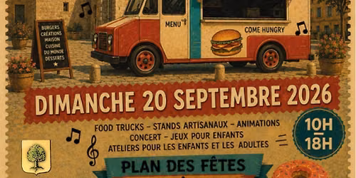 Festival Food Truck "Les 4 Roues fait son Patrimoine" - Fabr\u00e8gues (34)