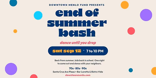 End of Summer Bash