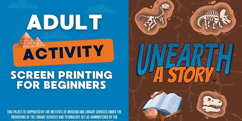 Adult Activity: Screen Printing for Beginners