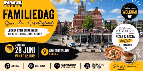 \ud83c\udf89 Familiedag N-VA Edegem 2026 \ud83c\udf89