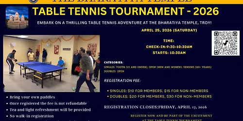Table Tennis Tournament