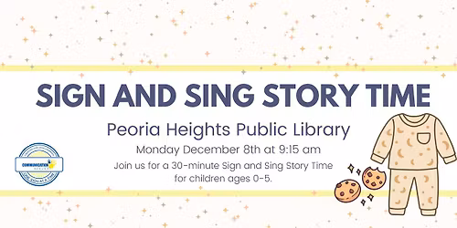Peoria Heights Public Library - Sing + Sing Story Time