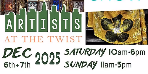 Artist at the Twist 37th Annual Holiday Sale