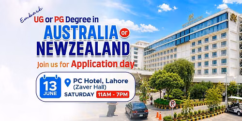 Study Abroad Application Day at PC Hotel, Lahore