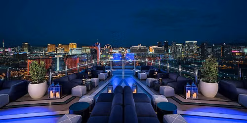 GHOST BAR ROOFTOP 55th floor (The Best Views in Las Vegas) [8\/29]
