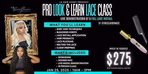 PRO LOOK & LEARN LACE CLASS