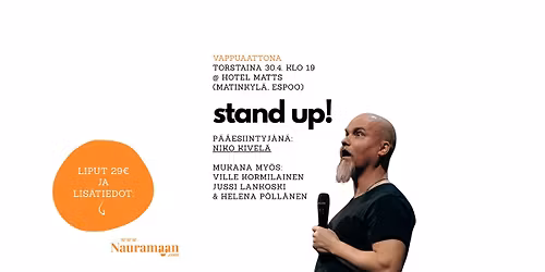 Stand up -ilta @ Hotel Matts (Niko Kivel\u00e4 & kumppanit)