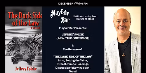 Jeffrey Foldie (Dark Side of the Law) Book Reading at Mayfair