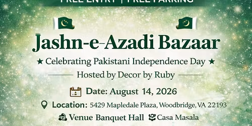 \ud83c\uddf5\ud83c\uddf0 Jashn-e-Azadi Bazaar \ud83c\uddf5\ud83c\uddf0