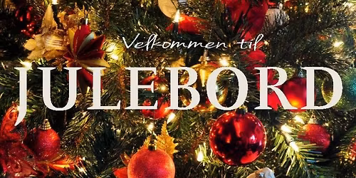 JULEBORD p\u00e5 Tysso