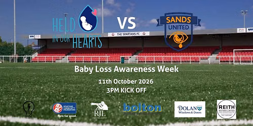 Held in Our Hearts vs Sands United Glasgow & Lanarkshire FC \u2013 Charity Match