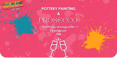 Pottery Painting & Prosecco