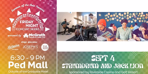 Friday Night Concert Series: StrumDrum AND Jack Lion