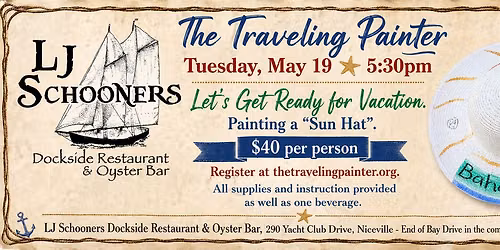 The Traveling Painter at LJ Schooners
