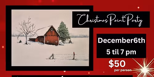 Christmas Paint and Shop Party