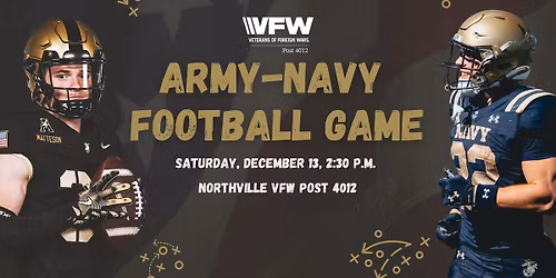 Army-Navy Football Game at VFW Post 4012