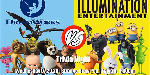 Dreamworks vs Illumination Trivia Night