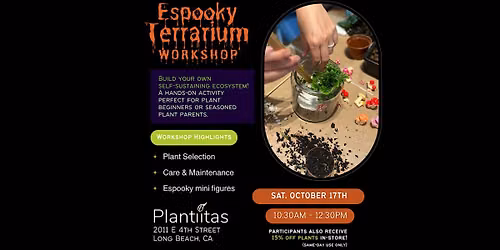Espooky Terrarium Workshop