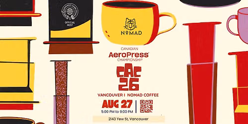 2026 Canadian AeroPress Championship \u2014 Vancouver Regional Qualifier @ Nomad