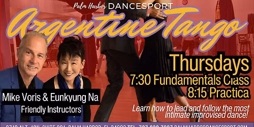 Argentine Tango Thursday Group Classes and Practica