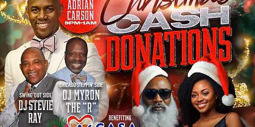 2 Parties Under 1 Roof Presents: CASA Christmas Cash Donations