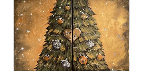 Glowing Christmas Tree Date Night - Paint and Sip in Sacramento | Classpop!\u2122