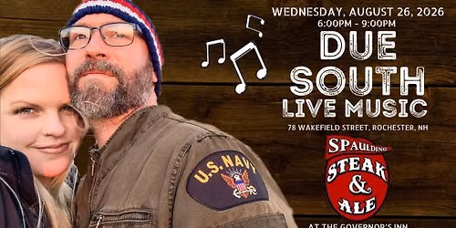 Live Music with Due South at Spaulding Steak & Ale \ud83c\udfb6