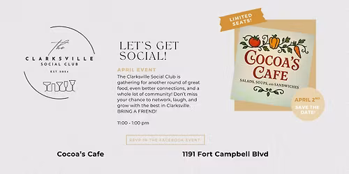 Soup, Sandwiches & Socializing