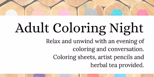 Adult Coloring Night